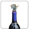 Cape Buffalo Bottle Stopper with Brass Horns | Bottle Topper