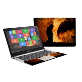 MightySkins Skin Compatible with Asus Zenbook 13.3" - Fire Fighter | Protective, Durable, and Unique Vinyl Decal wrap Cover | Easy to Apply, Remove, and Change Styles | Made in The USA