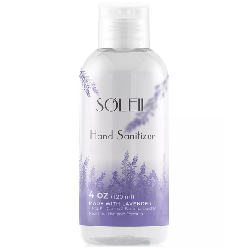Soleil Hand Sanitizer (2-PACK) 1 Lavender & 1 Rose -
