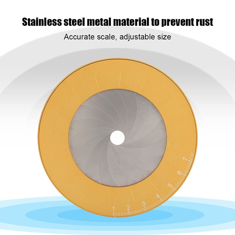 KIMISS Professional Adjustable Round Circle Drawing Tool Stainless Steel Orbit