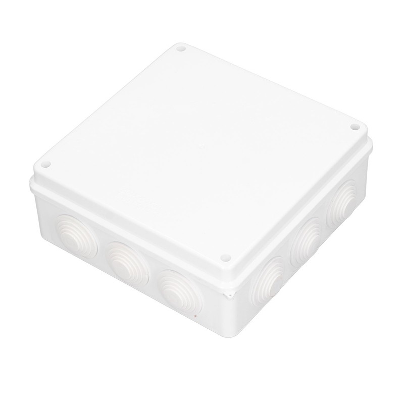 Electrical Junction Box 200x200x80mm IP65 Weatherproof Pre Drilled Electrical Enclosure