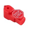 50pcs ZONADAH Peg Hook Locks Stop Lock Plastic Red Security