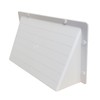 White Hooded Cowl 9" x 6" Vent Cover for Air