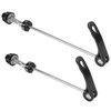 Amexo Set of 2 Bicycle Quick Release, 115 mm Front