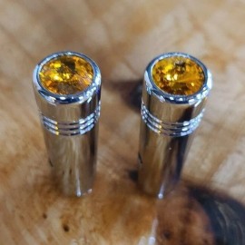 Kenworth Toggle switch extension 1-7/8" amber jewel chrome aluminium all Kenworths 92870