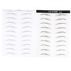 Baluue 4sheets Eyebrow Stickers of Hair-like Simulation for Women Easy
