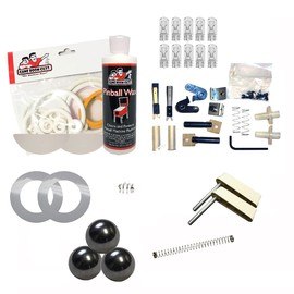 Game Room Guys 1976 Bally Fireball Home Pinball White Premium Maintenance Kit