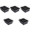 ANCLLO 5 Pack Seedling Starter Trays 60 Cells Mini Plant