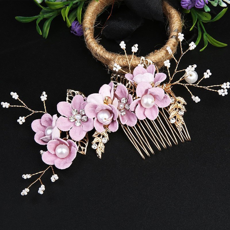 Anfiodas Hair Ornament, Hair Accessories, 4-Piece Set, Kimono, Pearl, Kimono,