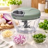 500 ml Manual Food Chopper for Kitchen Prep – Stainless