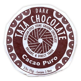 Taza Chocolate Organic Mexicano Disc 70% Dark Chocolate, Cacao Puro, 2.7 Ounce (12 Count), Vegan