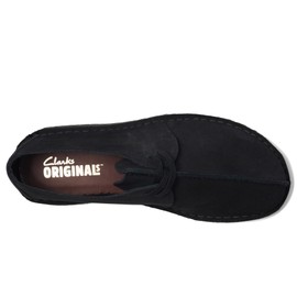 Clarks Men's Desert Trek Oxford, Black Suede, 10