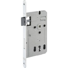 Dormakaba Mortice Lock Ergo BB Backset 55 Galvanised Steel Silver-Coloured