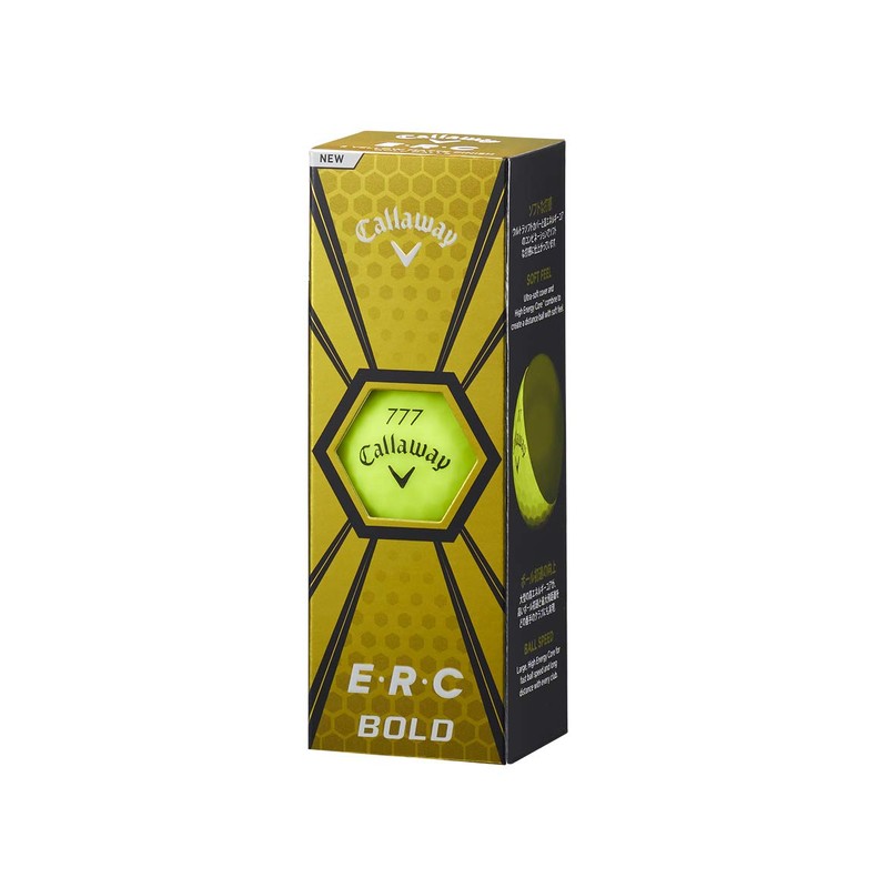 Callaway Golf Balls, ERC Balls, Bold Yellow, 2019 Model, 1