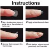 TIKA Double-Sided Nail Adhesive Tape - Clear Manicure Glue Stickers,