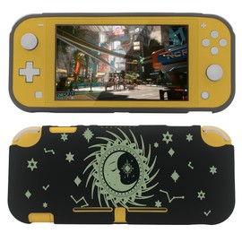 Pearl Angeli Case Compatible Protective for Switch Lite, Soft TPU Slim Cover, Protects from Scratches, Dust, Fingerprints and Falls (Mysterious starry sky)