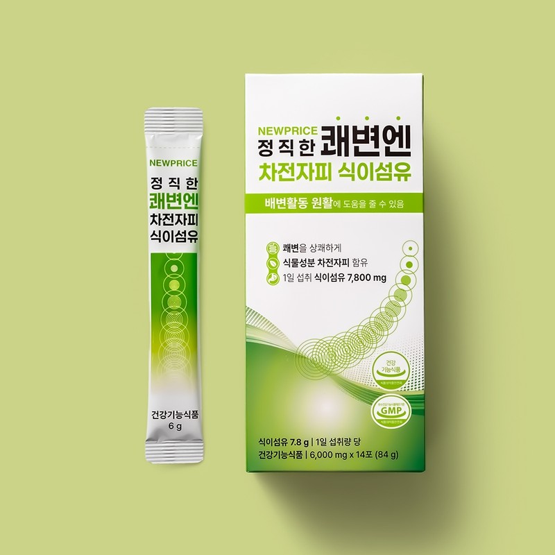 Kwaebyeonen Psyllium Husk Dietary Fiber New Price 14 sachets, 2
