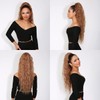 GLAM21USA Drawstring Ponytail Crimp wave 28 Inch Long Ponytail Extension