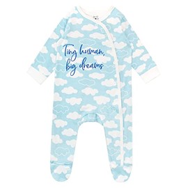 Harry Bear Baby Boy Sleepsuit Tiny Human Blue 0-3 Months