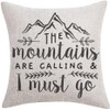 FaceYee The Mountains are Calling and I Must Go Pillow