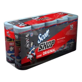 Scott Toalla Multiusos Scott 10 Rollos  C/55 Toallas C/u