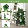 Moss Pole Monstera Plant Support: 4 Pack 16 inch Stackable