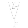 Sofia Milani - 50316 Women's Layer Necklace 925 Silver Star