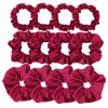 12 Pcs Mix 3 Sizes Satin Silk Scrunchies Hair Ties