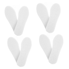 TOVINANNA 4pairs Thermal Insoles for Women Men Shoes Breathable Sheep Wool Winter Warm Absorbs Moisture