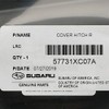 Subaru 2019-2025 Ascent Rear Bumper Hitch Access Cover 57731XC07A Genuine