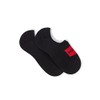 HUGO Women's Trainer Socks (Pack of 2), Black 1