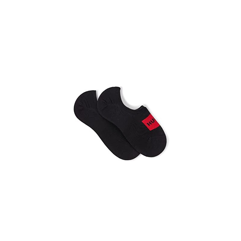 HUGO Women's Trainer Socks (Pack of 2), Black 1