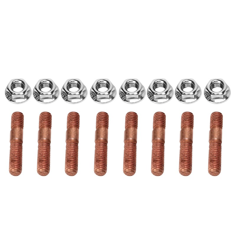 8 Pieces M8 1.25 Thread Turbo Stud Kit 8 mm