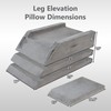 4 Heights Leg Elevation Pillow Blood Circulation, Swelling, L 29"