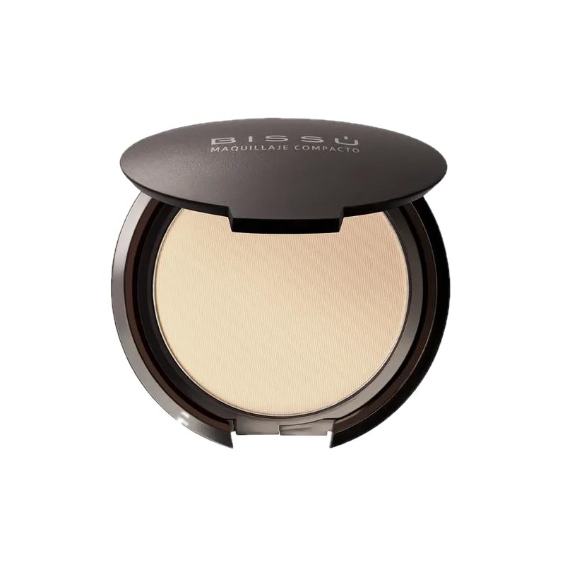 Maquillaje Compacto en Polvo Bissu | 15 Tonos disponibles Acabado
