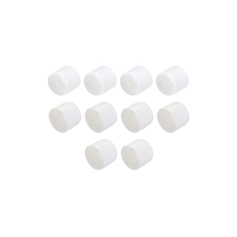 QUARKZMAN 10pcs Rubber End Caps 35mm ID Vinyl Round Tube