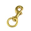 Bolt Carabiner 82 x 32 mm 3/4 Inch Pure Brass