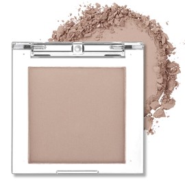 Erinde Single Beige Gray Matte Eyeshadow Palette, Natural Eye Shadow Makeup for Older Women, Neutral Nudes High Pigment Mini Monochrome Eyeshadow Sombra Para Ojos, Vegan & Cruelty-Free, C02 Dove Grey