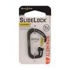 Nite Ize CSLA2-09-R6 SlideLock Carabiner, Aluminium Latch, Anthracite, #2