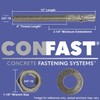 CONFAST 3/4" x 12" Wedge Anchor Zinc Plated (Box of