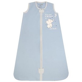 Baby Sleep Sack 1.0 TOG, Organic Cotton Baby Wearable Blanket with Two-Way Zipper, Swaddle Transition Baby Sleeping Bag, All-Season Sleep Sack for Newborn Infant Toddler Boy Girl, 0-6 Months, 1-Pack