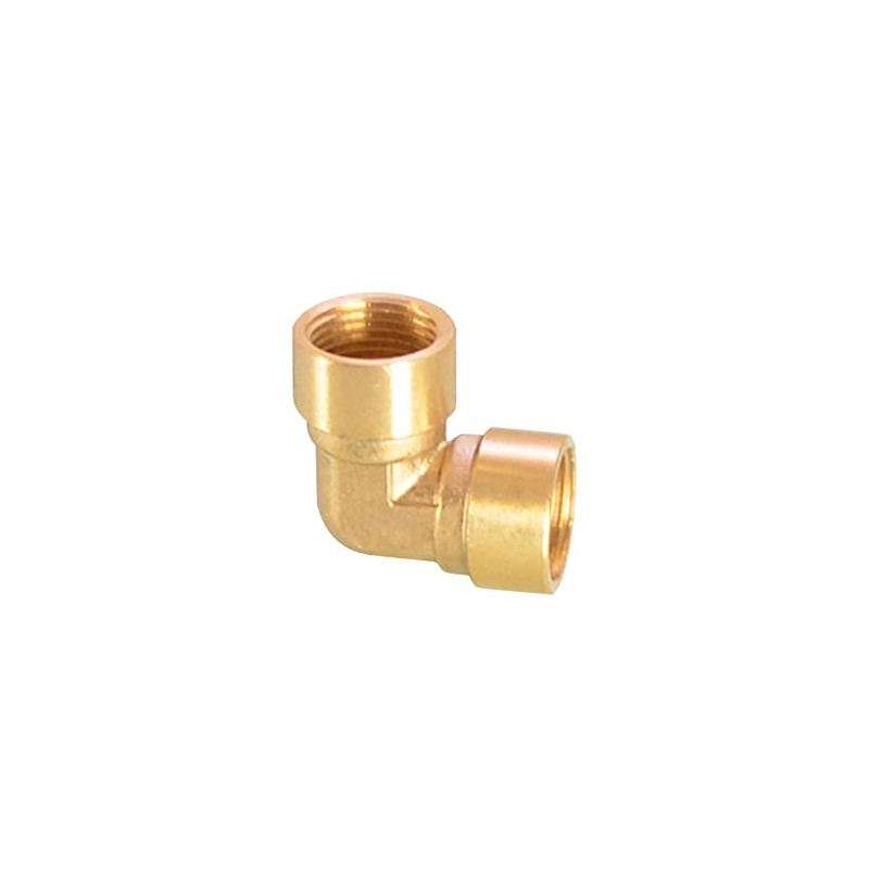 Threaded Fittings Brass Pipe, 90 Degree Elbow Connector Brass Hose