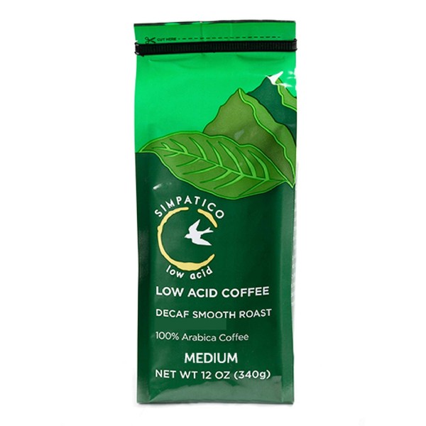 Simpatico Low Acid Coffee - Decaf (Ground) - 12 oz