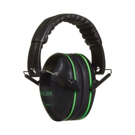 Allen Company Gamma Junior Shooting Muff & Safety Glasses Set, Black/Neon Green