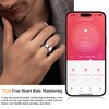 NEWTRENDS Smart Ring, Heart Rate/Sleep/Blood Oxygen Monitoring, Step Count, Wearable