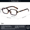 YouthMall Retro Rectangular Glasses for Women Trendy Narrow Square Eyeglasses