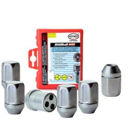 Set of 5 wheel locking nuts M1/2 UNF + Fits Jeep Grand Cherokee 2004-2010 EOHI