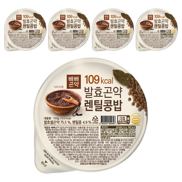Nonghyup Food [Pepe Konjac] Fermented lentil konjac rice 200g 5 packs, low calorie with the same taste and texture