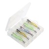 Lixada 5pcs 12cm/21g Noctilucent Fishing Shrimp Lure Prawn Squid Bait