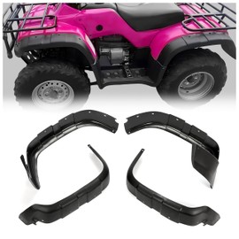ECOTRIC Fender Mud Guard Compatible with 1995-2004 Honda TRX400 TRX450 Foreman FOURTRAX Mud Flaps 4Pcs
